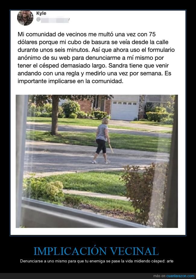 vecinos,comunidad,venganza,multas,c&eacute;sped