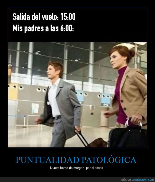 aeropuerto,padres,puntualidad,viaje,equipaje