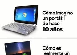 Enlace a Cómo imaginaba un portátil de hace 10 años vs. cómo es de verdad
