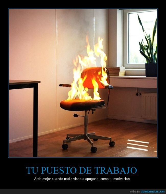 oficina,silla,incendio,trabajo,estr&eacute;s