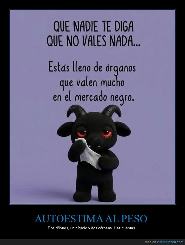 motivaci&oacute;n,&oacute;rganos,mercado-negro,autoestima,cabra