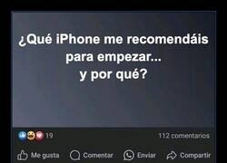 Enlace a ¿Qué iPhone me compro para empezar?