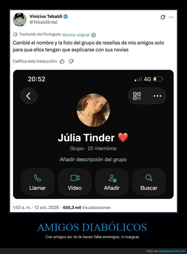 amigos,whatsapp,grupo,novias,broma