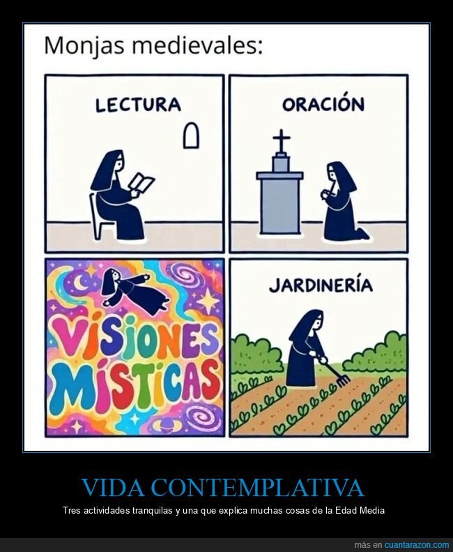 monjas,edad media,historia,religi&oacute;n,visiones