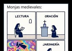 Enlace a Las actividades de las monjas medievales