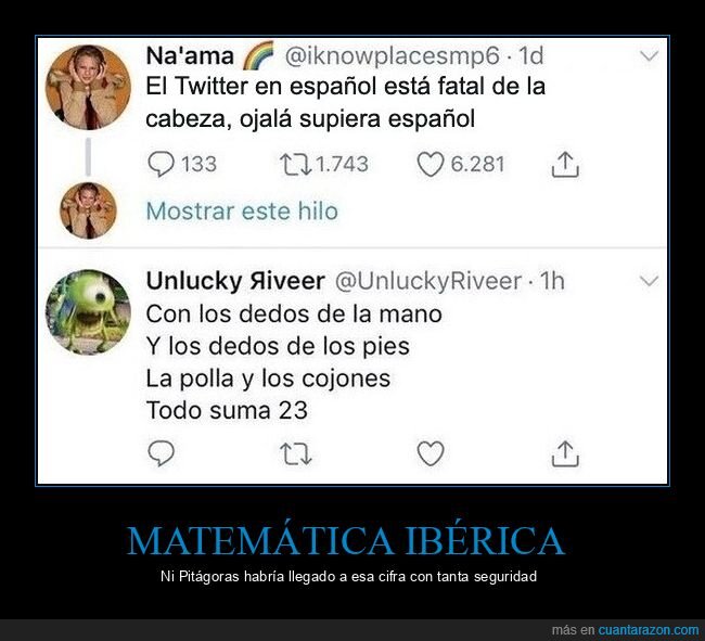 twitter,matem&aacute;ticas,espa&ntilde;ol,cuentas,absurdo