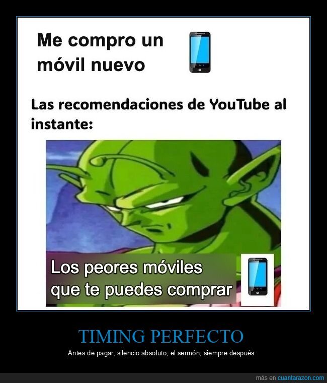 celular,YouTube,algoritmo,compra,Piccolo