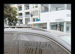 Enlace a Mi barrio ha montado unas elecciones en el coche del vecino