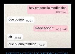 Enlace a Meditación y medicación, casi lo mismo