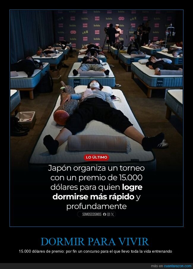 sue&ntilde;o,Jap&oacute;n,competici&oacute;n,descanso,colchones