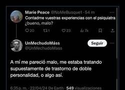 Enlace a Opiniones divididas sobre el psiquiatra