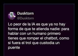 Enlace a Lo peor de la atención al cliente con IA