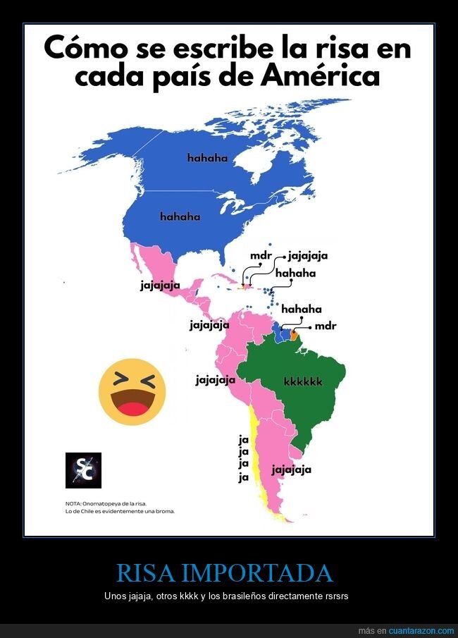 risa,am&eacute;rica,pa&iacute;ses,idioma,mapa
