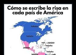 Enlace a Cómo se escribe la risa en cada país de América