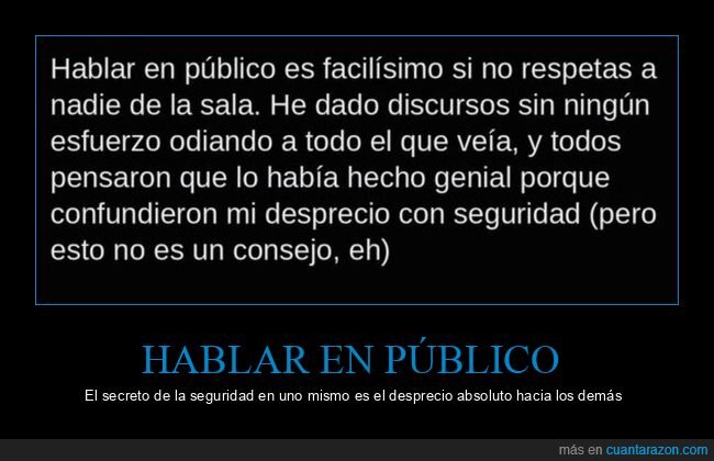 discursos,hablar en p&uacute;blico,tuit,seguridad