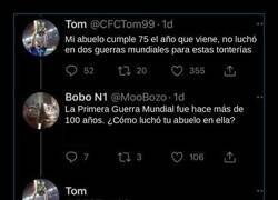Enlace a Mi abuelo no luchó en dos guerras mundiales para esto