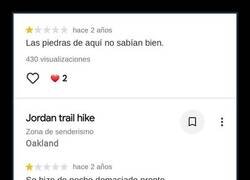 Enlace a Las peores reseñas de rutas de senderismo