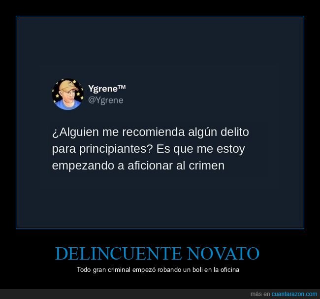 tuit,crimen,principiantes,delitos