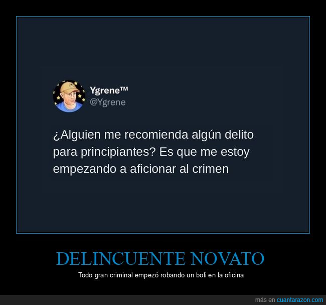 tuit,crimen,principiantes,delitos