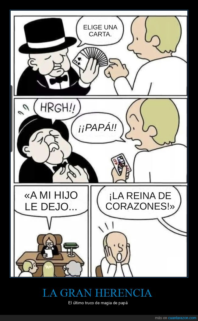 c&oacute;mic,herencia,magia,cartas