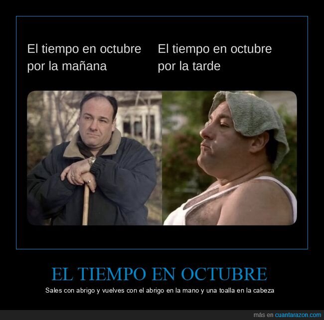 octubre,tiempo,calor,oto&ntilde;o,los soprano