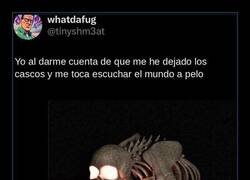 Enlace a Cuando me dejo los cascos en casa