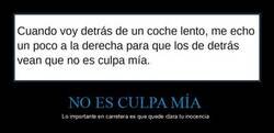 Enlace a Cuando vas detrás de un coche lento