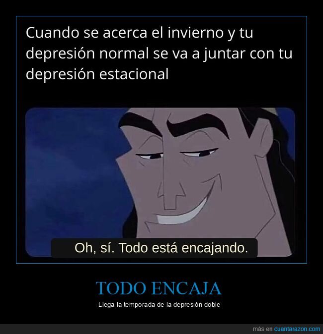 invierno,depresi&oacute;n,Kronk,Disney