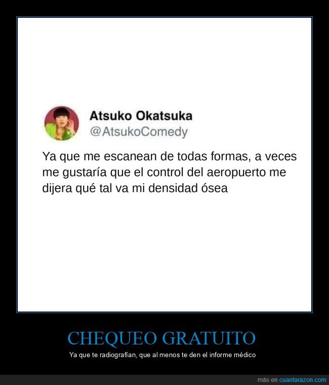 aeropuerto,esc&aacute;ner,huesos,tuit