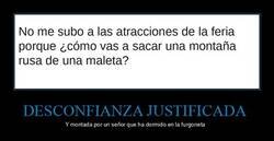 Enlace a Por qué no me subo a las atracciones de la feria