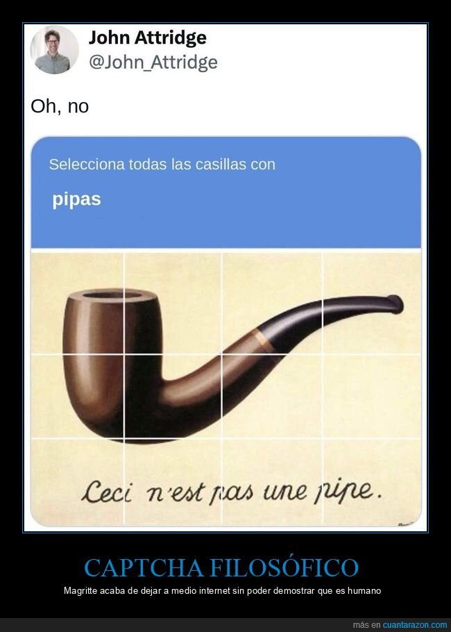 captcha,Magritte,arte,pipa,internet