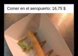 Enlace a Comer en el aeropuerto
