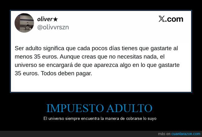 adultos,dinero,gastos,tuit