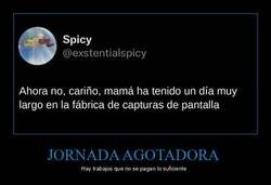 Enlace a Una jornada agotadora para mamá