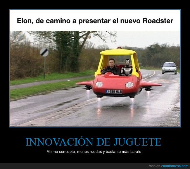 Elon,Roadster,coche,robot,futuro