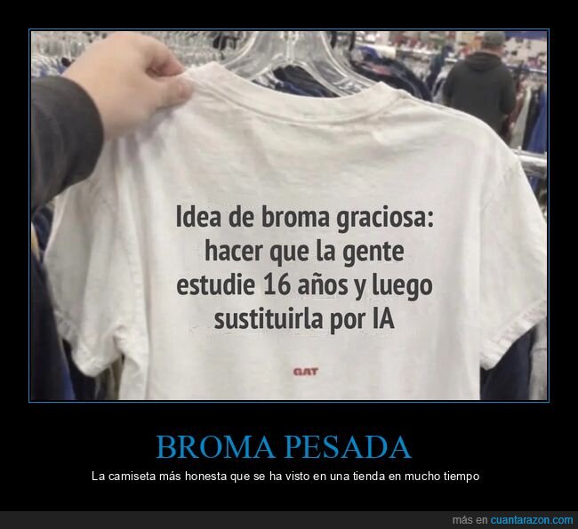 inteligencia artificial,estudios,trabajo,camisetas