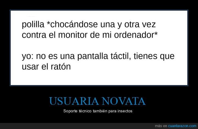 polilla,monitor,ordenador,raton,tuit