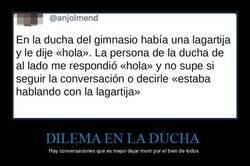 Enlace a El dilema de la lagartija en la ducha del gimnasio