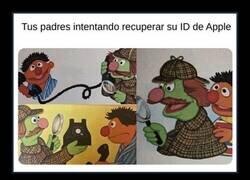 Enlace a Tus padres intentando recuperar su ID de Apple