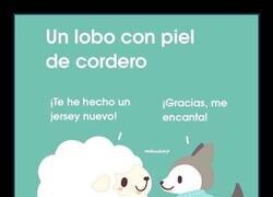 Enlace a Un lobo con piel de cordero, versión tierna