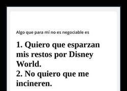 Enlace a Mi última voluntad no es negociable