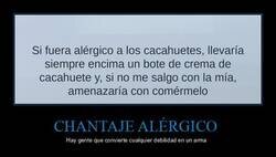 Enlace a El chantaje del alérgico a los cacahuetes