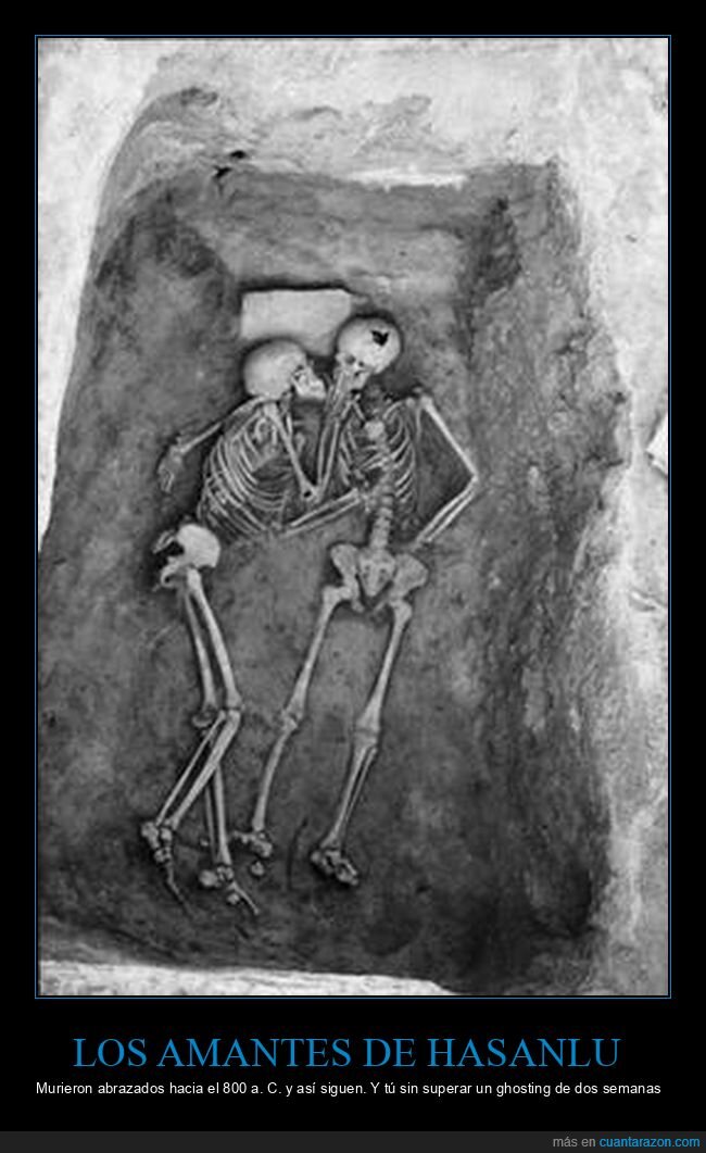 amantes,Hasanlu,arqueolog&iacute;a,esqueletos,eternidad