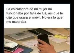 Enlace a La calculadora de mi mujer no funcionaba por falta de luz