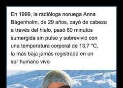 Enlace a Anna Bågenholm, la mujer que sobrevivió con 13,7 °C de temperatura corporal