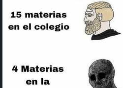 Enlace a Del colegio a la universidad: menos asignaturas, más sufrimiento