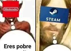 Enlace a Nintendo contra Steam