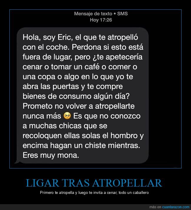 mensajes,ligar,atropellos,citas,sms