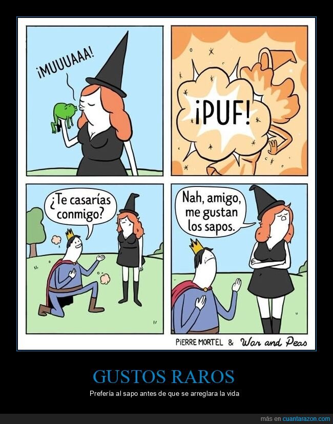 bruja,pr&iacute;ncipe,sapo,rechazo,cuento