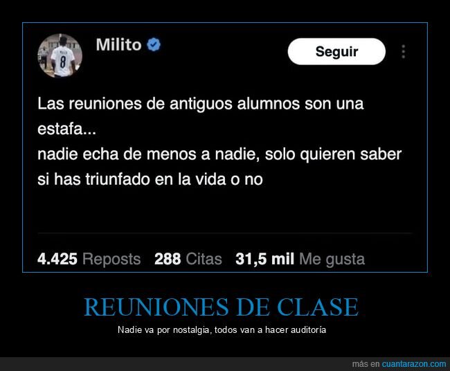 reuni&oacute;n,colegio,antiguos alumnos,&eacute;xito,twitter